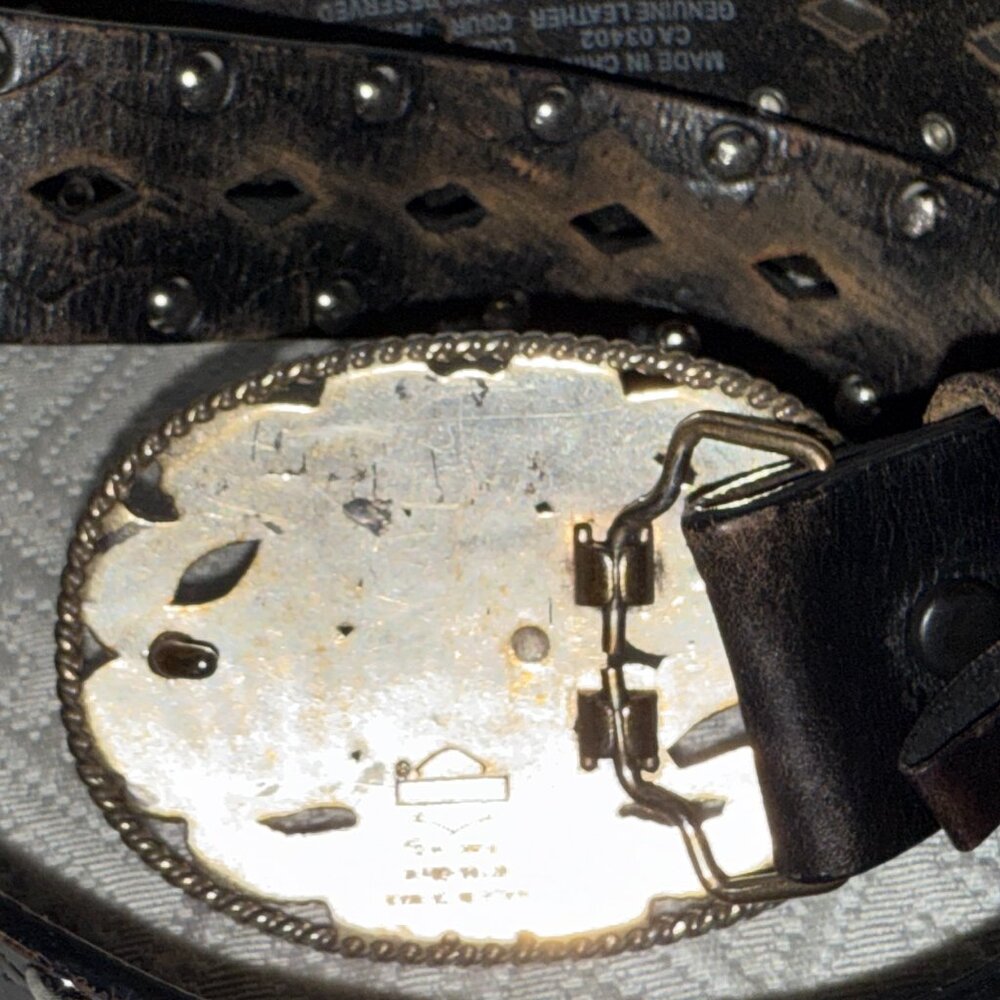 Harley-Davidson Leather Studded Belt - Picture 6 of 6